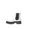 Alexander McQueen Black And White Leather Boot Alexander McQueen