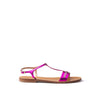 Salvatore Ferragamo Purple Leather Sandal Salvatore Ferragamo