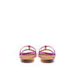 Salvatore Ferragamo Purple Leather Sandal Salvatore Ferragamo