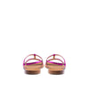 Salvatore Ferragamo Purple Leather Sandal Salvatore Ferragamo