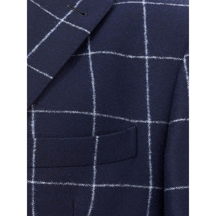 Malo Blue Wool Blazer Malo