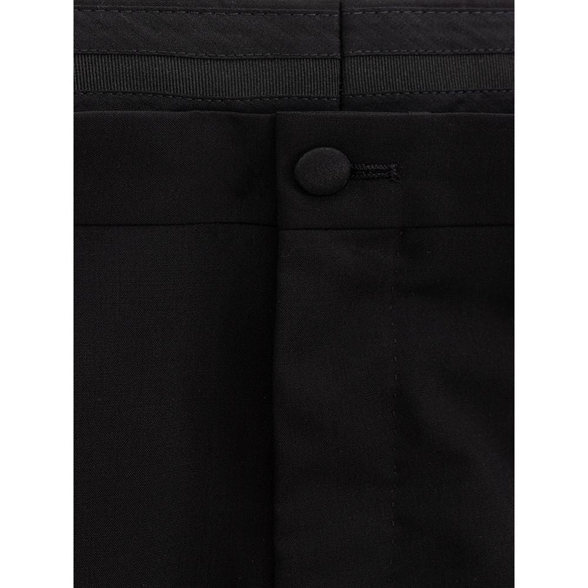 Dolce & Gabbana Black Wool Dress Pants Dolce & Gabbana