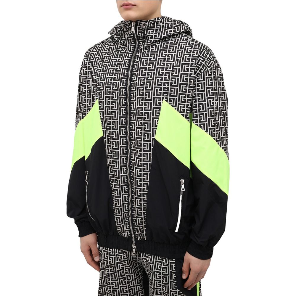 Balmain Multicolor Nylon Men Jacket Balmain