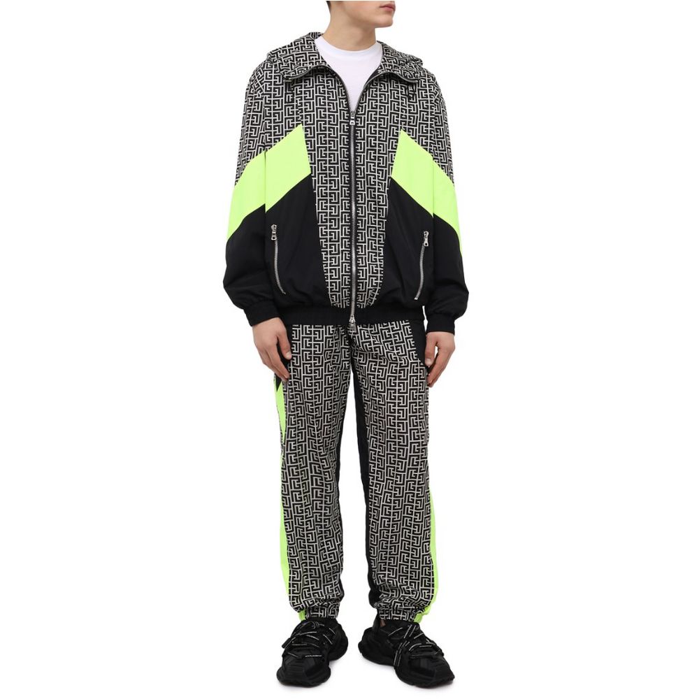 Balmain Multicolor Nylon Men Jacket Balmain