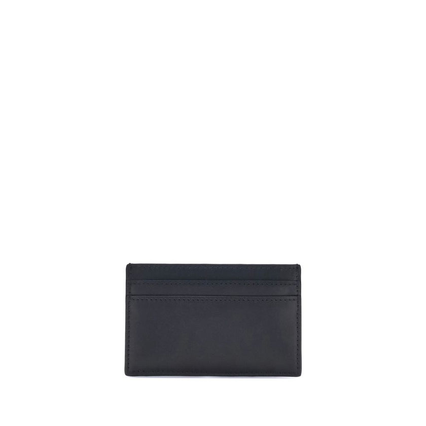 Alexander McQueen Black Calf Leather Bos Taurus Wallet Alexander McQueen
