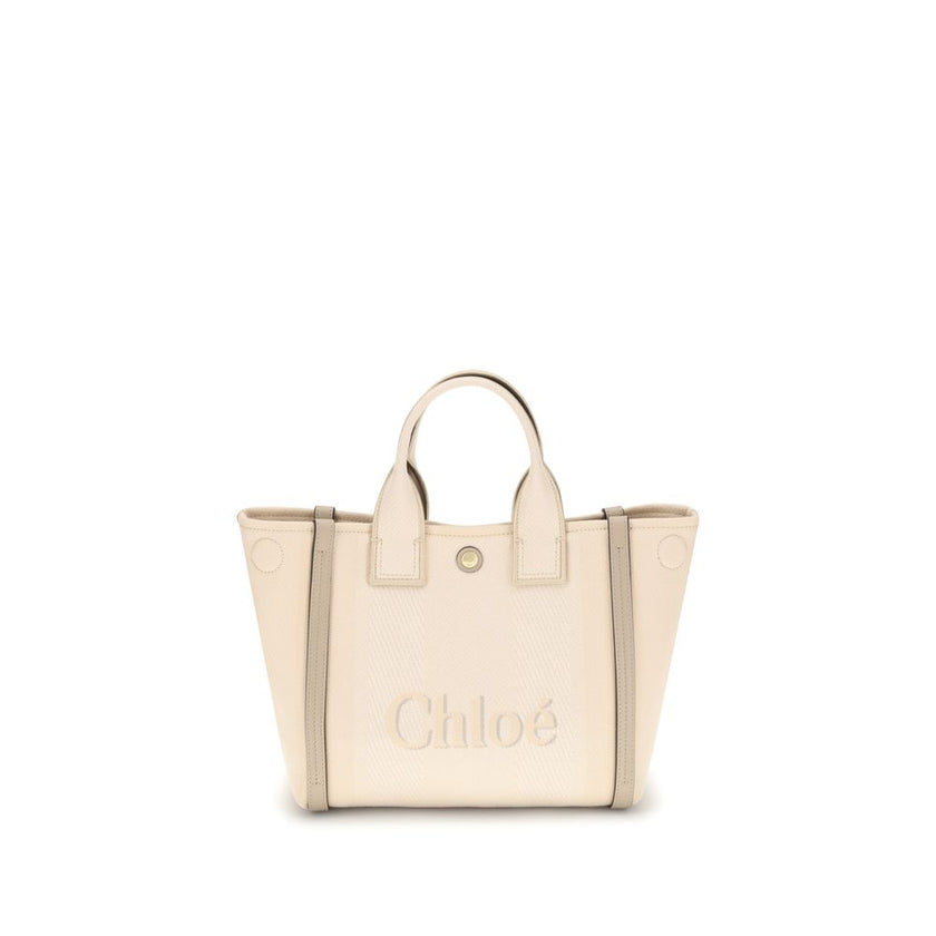 Chloé Beige Cotton Shoulder Bag Chloé