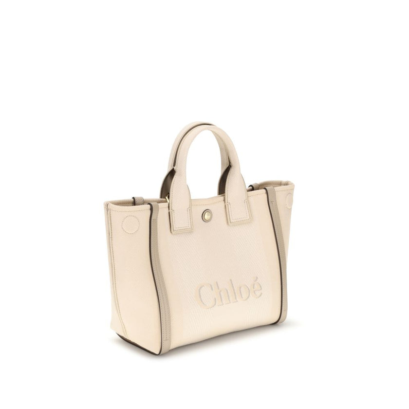 Chloé Beige Cotton Shoulder Bag Chloé