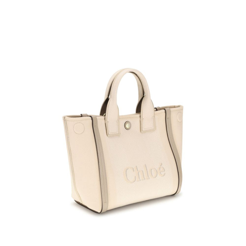 Chloé Beige Cotton Shoulder Bag Chloé