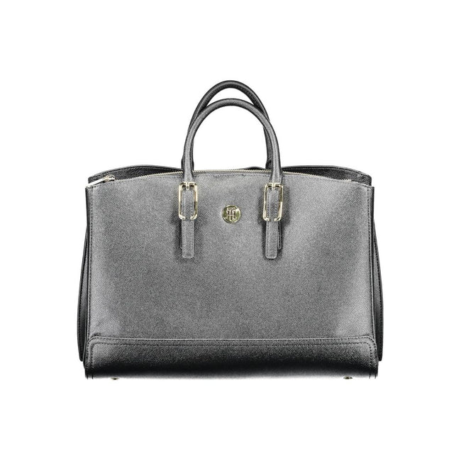 Tommy Hilfiger Black Polyethylene Handbag Tommy Hilfiger