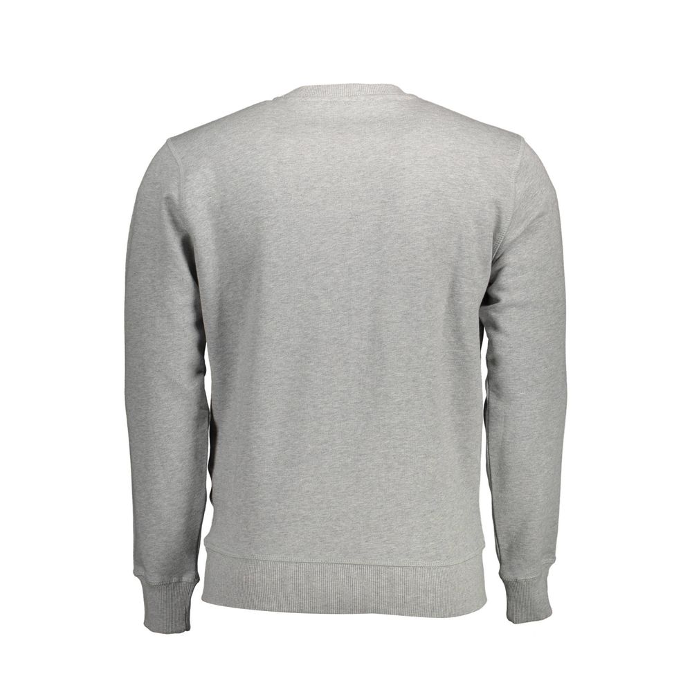 North Sails Gray Cotton Men Sweater North Sails