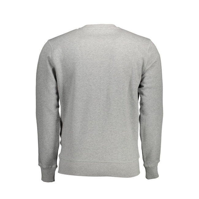 North Sails Gray Cotton Men Sweater North Sails