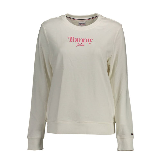 Tommy Hilfiger White Cotton Women Sweater Tommy Hilfiger
