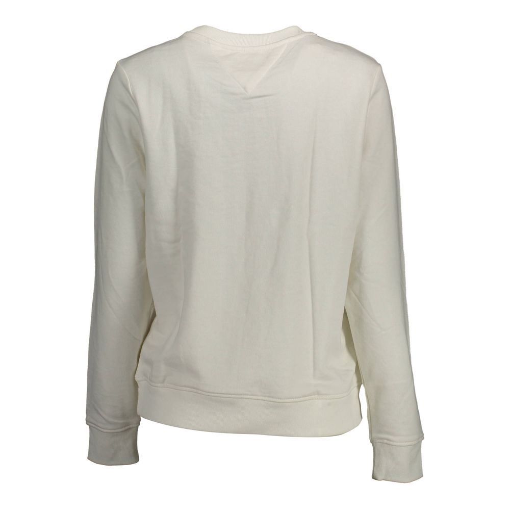 Tommy Hilfiger White Cotton Women Sweater Tommy Hilfiger