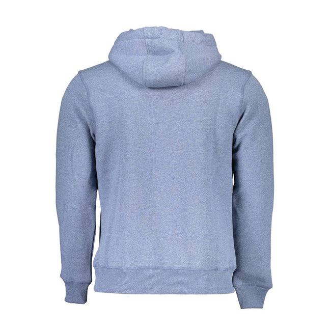 North Sails Blue Cotton Men Sweater North Sails