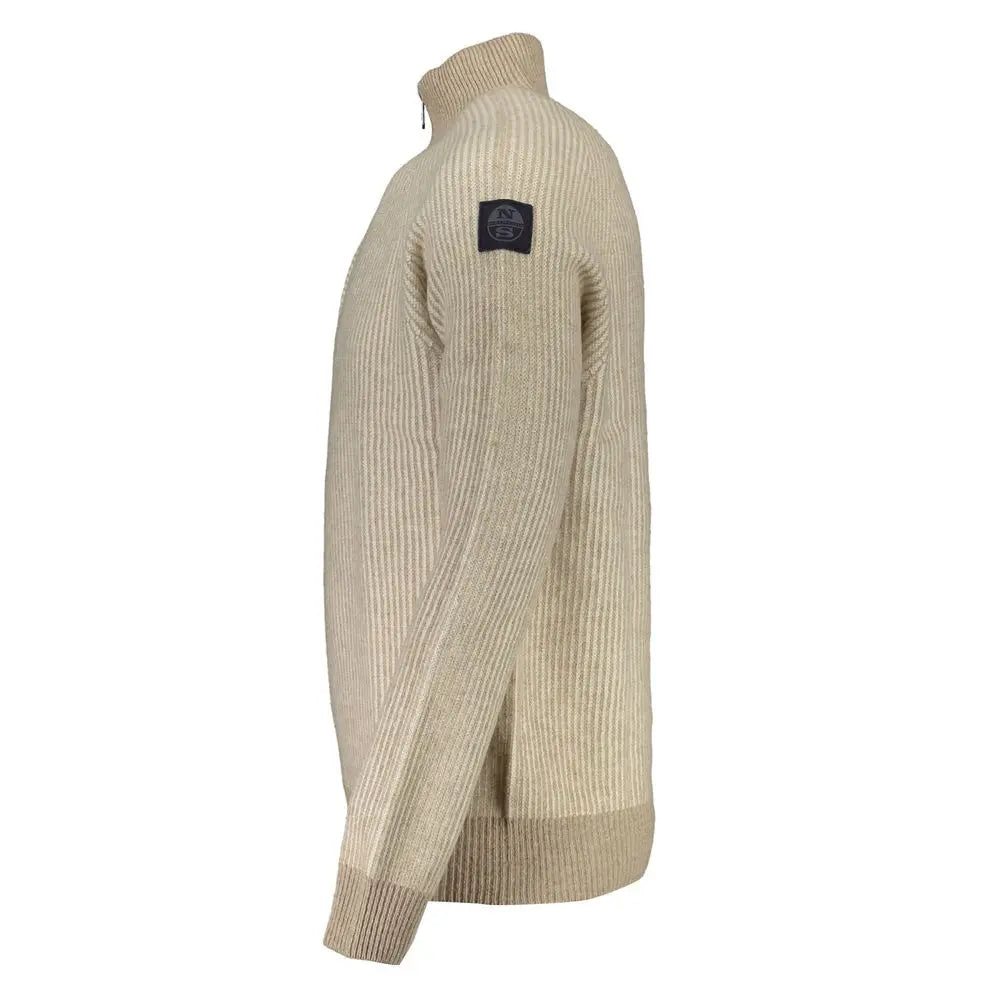 North Sails Beige Wool Sweater North Sails