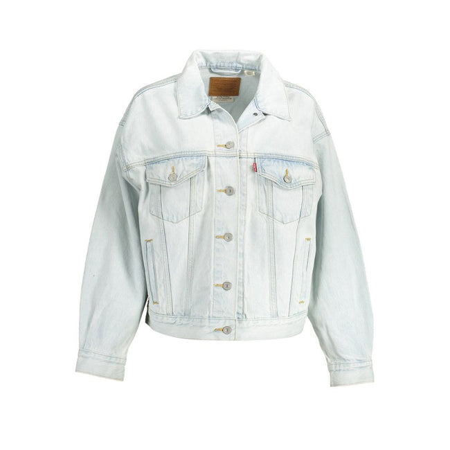 Levi's Blue Cotton Jackets & Coat Levi's