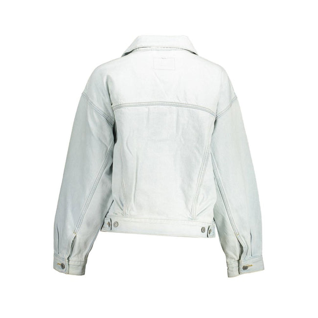 Levi's Blue Cotton Jackets & Coat Levi's