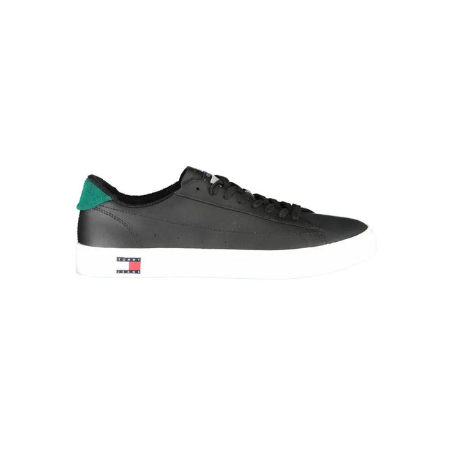 Tommy Hilfiger Black Polyester Sneaker Tommy Hilfiger