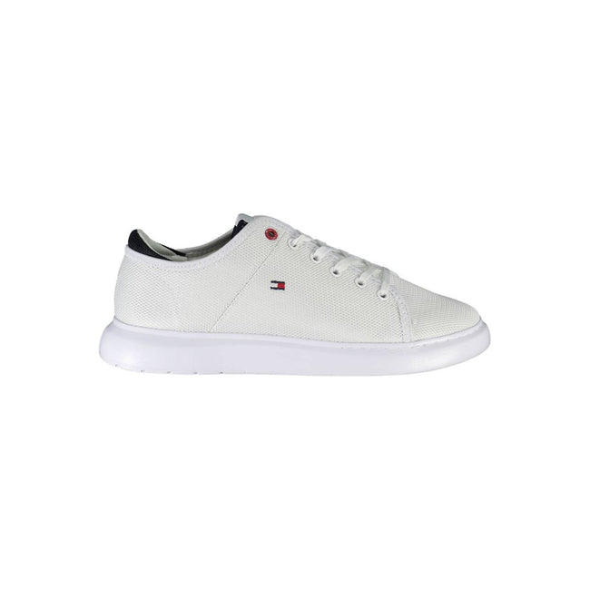 Tommy Hilfiger White Polyester Sneaker Tommy Hilfiger