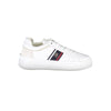 Tommy Hilfiger White Polyester Sneaker Tommy Hilfiger