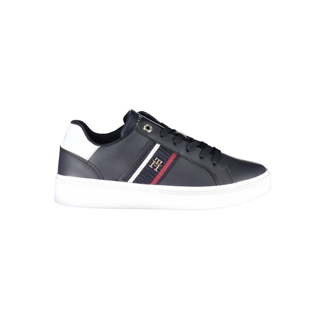 Tommy Hilfiger Blue Polyester Sneaker Tommy Hilfiger