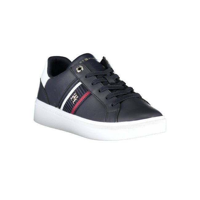 Tommy Hilfiger Blue Polyester Sneaker Tommy Hilfiger