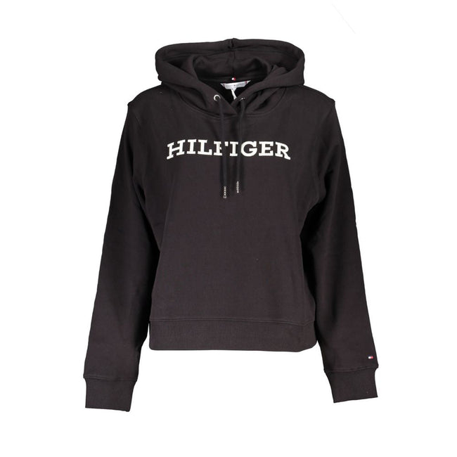 Tommy Hilfiger Black Cotton Women Sweater Tommy Hilfiger