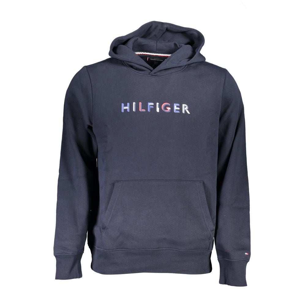 Tommy Hilfiger Blue Cotton Men Sweater Tommy Hilfiger