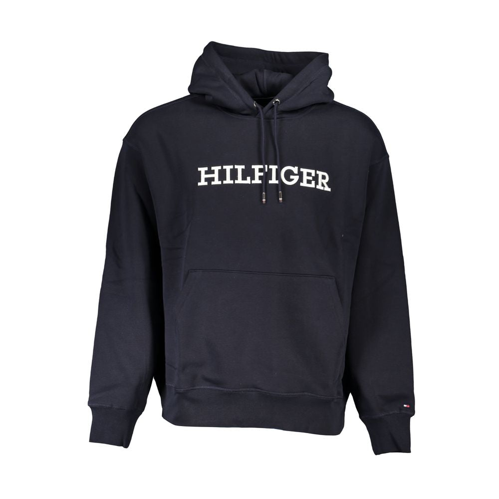 Tommy Hilfiger Blue Cotton Men Sweater Tommy Hilfiger