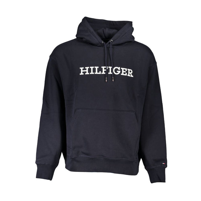 Tommy Hilfiger Blue Cotton Men Sweater Tommy Hilfiger