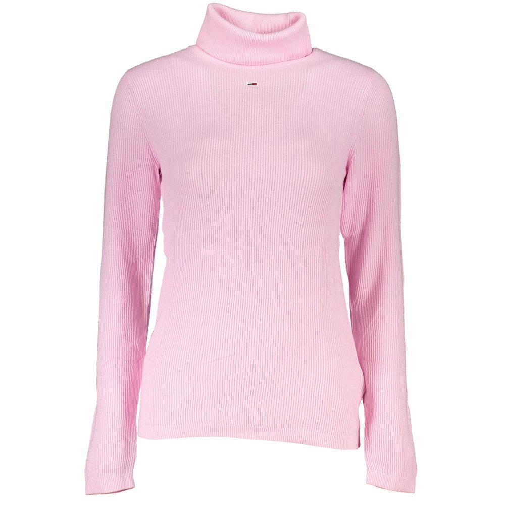 Tommy Hilfiger Pink Cotton Sweater Tommy Hilfiger