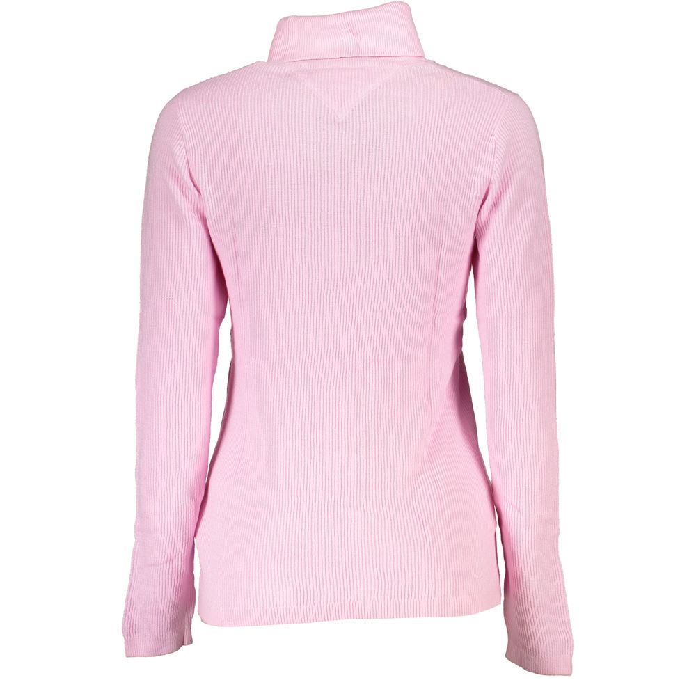 Tommy Hilfiger Pink Cotton Sweater Tommy Hilfiger