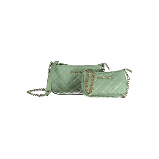 Mario Valentino Green Polyethylene Handbag Mario Valentino