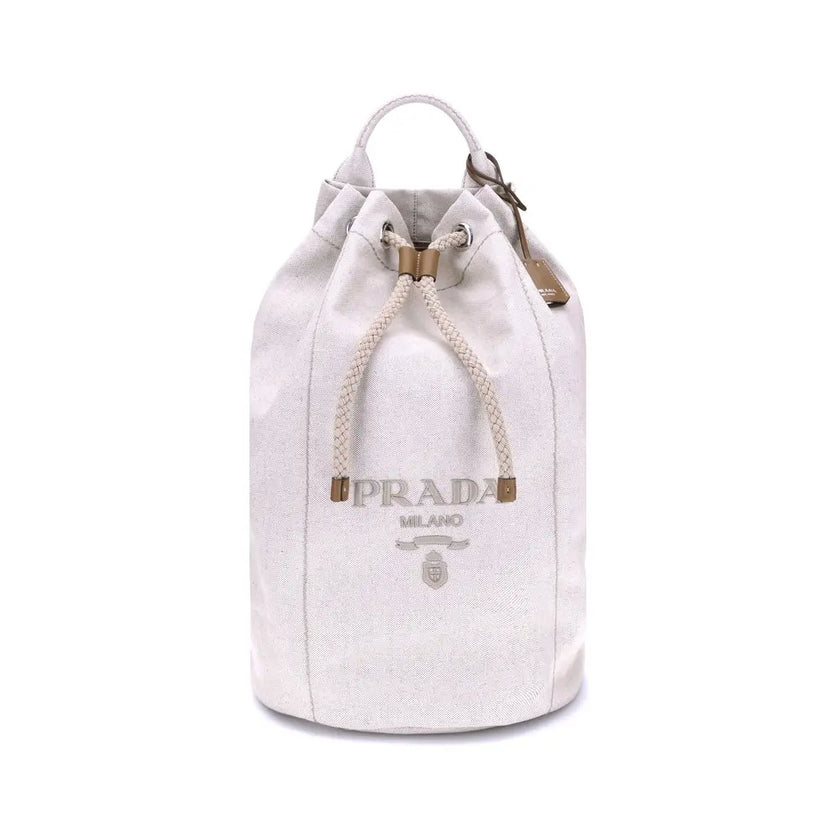 Prada Linen Bucket Bag Prada
