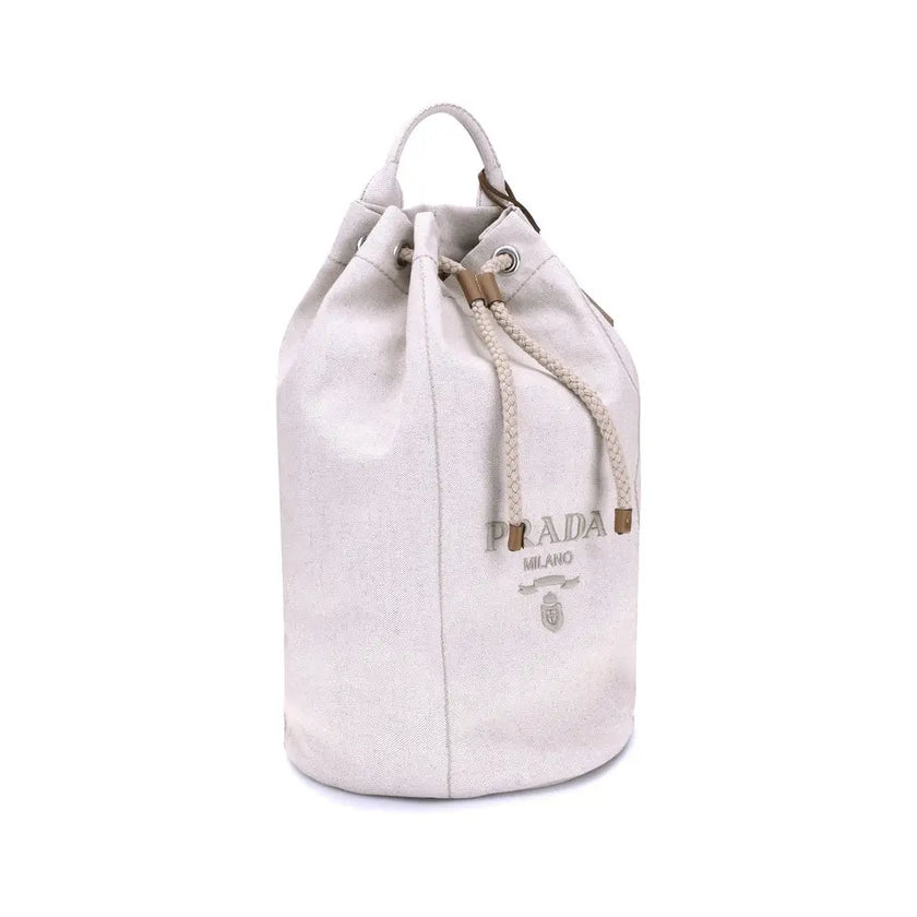 Prada Linen Bucket Bag Prada