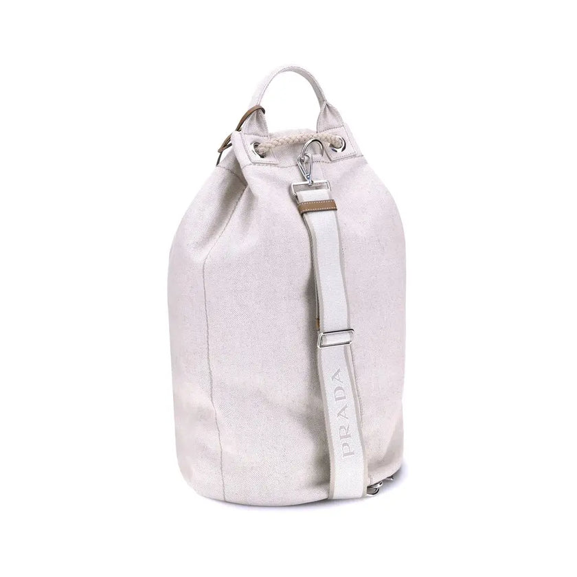 Prada Linen Bucket Bag Prada