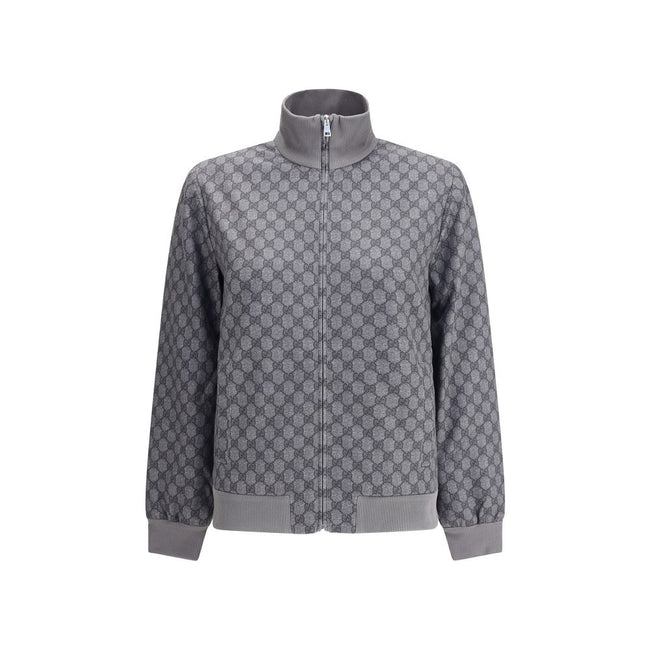 Gucci Gray Polyester Sweatshirt Gucci