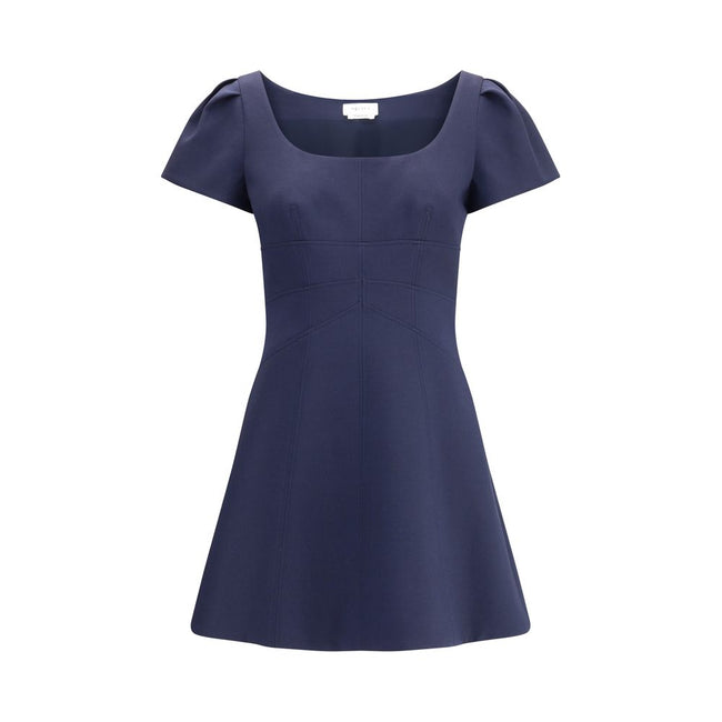 Alexander McQueen Short Dress with short gathered sleeves Alexander McQueen