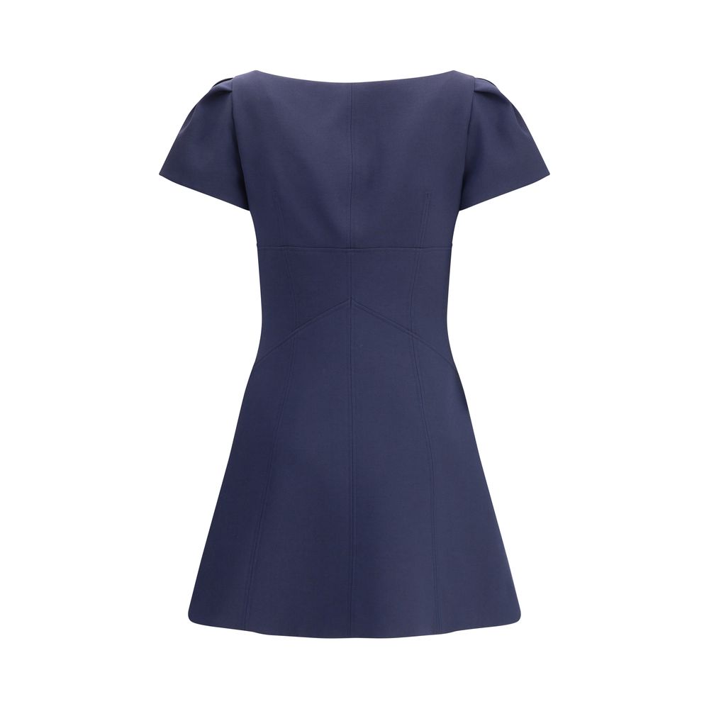 Alexander McQueen Short Dress with short gathered sleeves Alexander McQueen