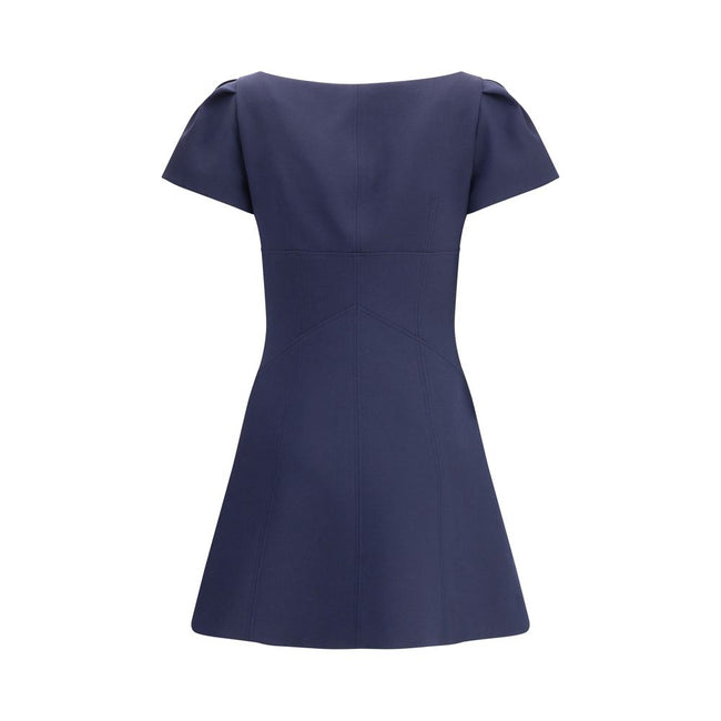 Alexander McQueen Short Dress with short gathered sleeves Alexander McQueen