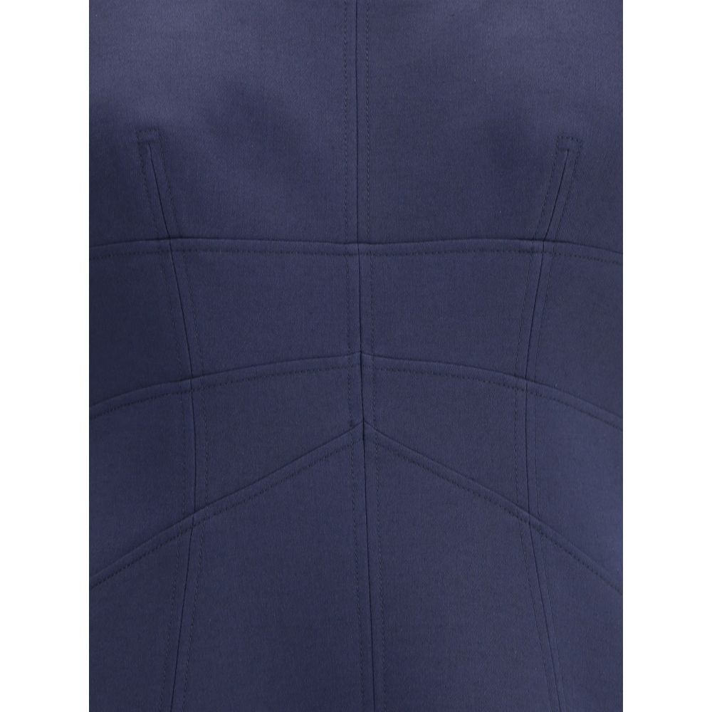 Alexander McQueen Short Dress with short gathered sleeves Alexander McQueen