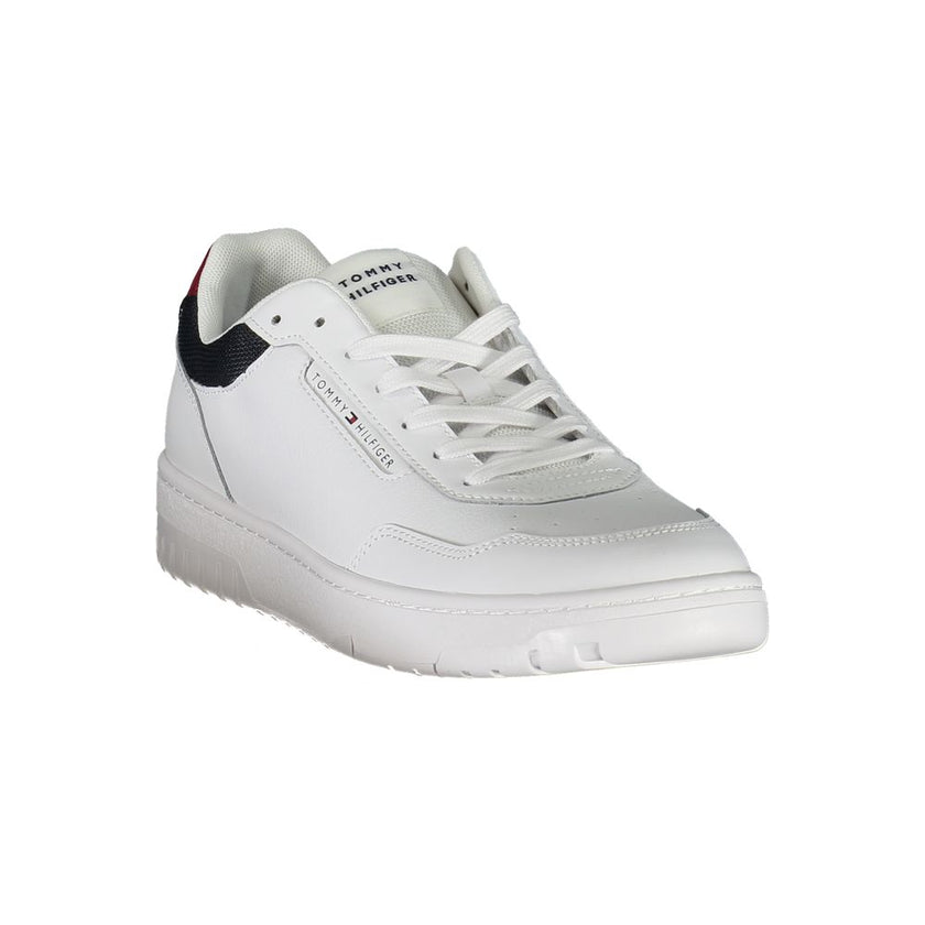 Tommy Hilfiger Bianco Leather Mens Sneaker Tommy Hilfiger
