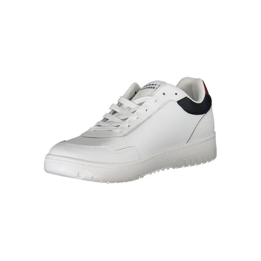 Tommy Hilfiger Bianco Leather Mens Sneaker Tommy Hilfiger