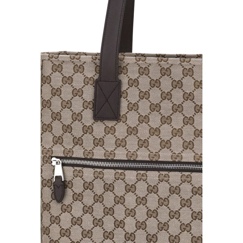Gucci Brown Polyester Handbag Gucci