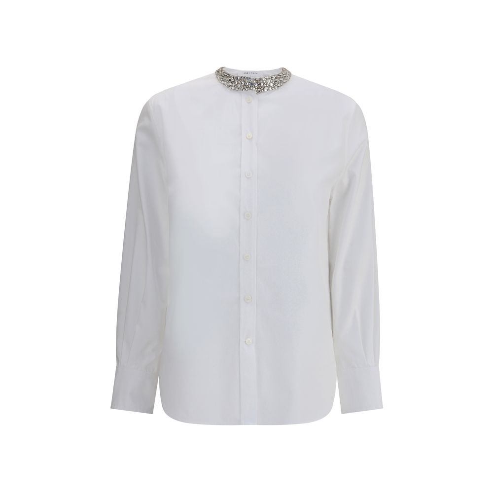 Alexander McQueen Shirt with embellished collar Alexander McQueen