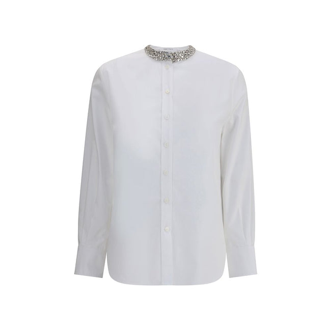 Alexander McQueen Shirt with embellished collar Alexander McQueen