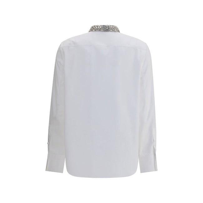 Alexander McQueen Shirt with embellished collar Alexander McQueen