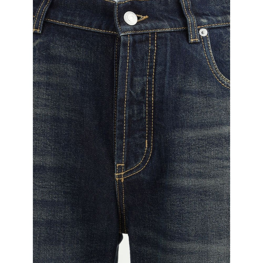 Alexander McQueen Blue Cotton Jeans Denim Alexander McQueen