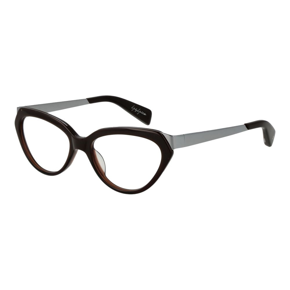 Yohji Yamamoto Brown Unisex Glasses Frame Yohji Yamamoto