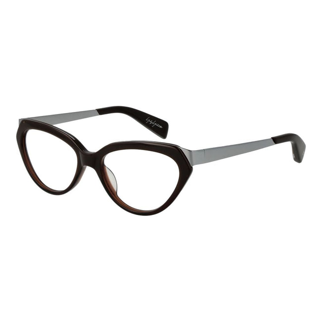 Yohji Yamamoto Brown Unisex Glasses Frame Yohji Yamamoto